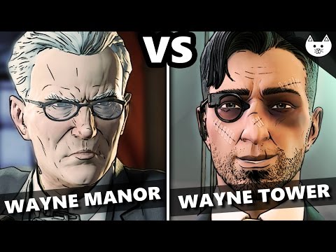 Telltale Batman Episode 4 - GO TO WAYNE ENTERPRISES vs GO TO WAYNE MANOR (Batman EP4 Choices)