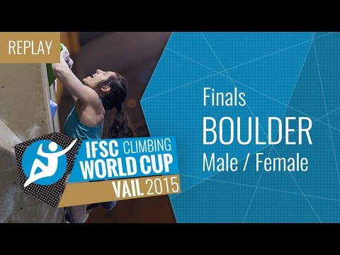 IFSC Climbing World Cup Vail 2015 - Bouldering - Finals - Male/Female