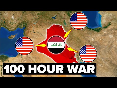 How the US Completely Overpowered Iraq In Only 100 Hours