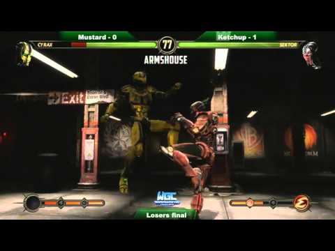 Mustard (Cyrax) vs Ketchup (Sektor) - MK9 Losers final WGC 2012