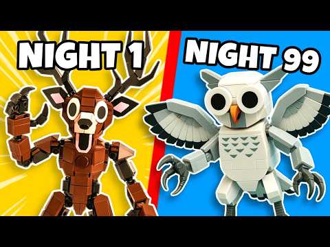 I built 99 NIGHTS in the FOREST out of LEGO...