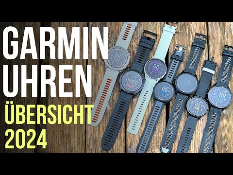 Garmin Sportuhren im Vergleich 2024!  Fenix Forerunner Venu Vivoactive Instinct und mehr