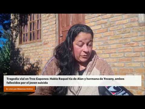 Tragedia en Tres Capones: Habla Raquel tía de Alan y hermana de Yovany