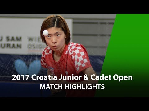 2017 Croatia Junior & Cadet Open Highlights: Tsai-Yu Chin vs Sun Jiayi (JG-Final)