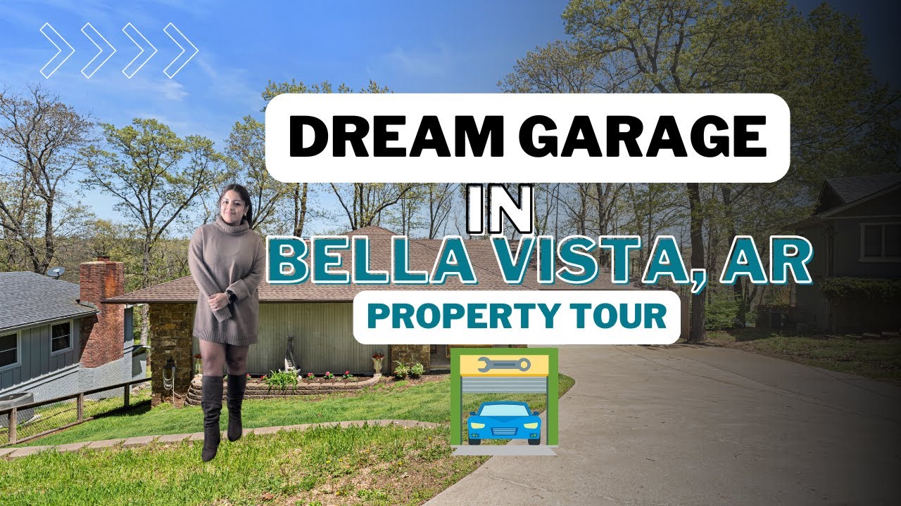 Dream garage/workshop in Bella Vista, AR | Property Tour | May 2025