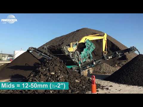 Warrior 1200 Scalping Screen | Screening Asphalt Millings