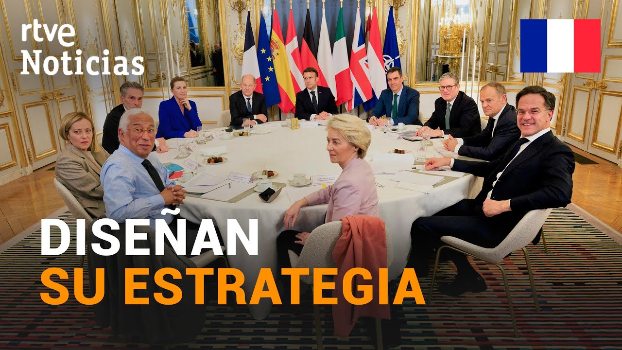 CUMBRE DE PARÍS: Los LÍDERES EUROPEOS DISEÑAN una ESTRATEGIA COMÚN para la GUERRA de UCRANIA | RTVE