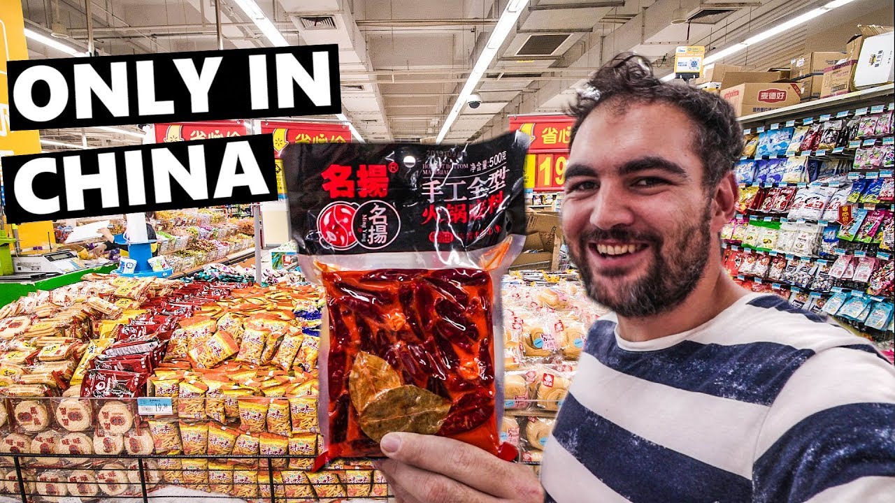 INSIDE A SUPERMARKET IN SHANGHAI, CHINA: Most Surprising Finds! (China Vlog 2019 上海)