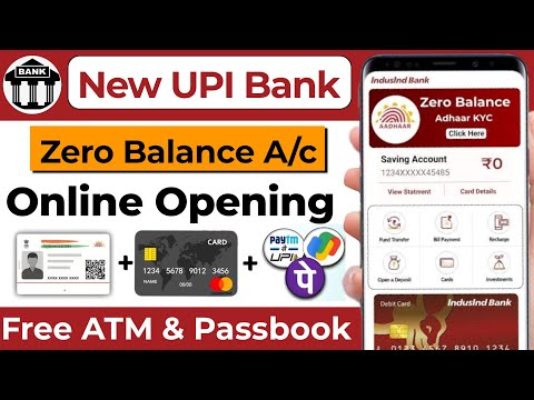 जबरदस्त upi bank 🔥 without video kyc account opening | zero balance account online opening