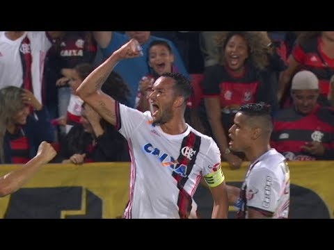 Gol de Réver  Flamengo 1 x 0 Ponte Preta Brasileirão 2017