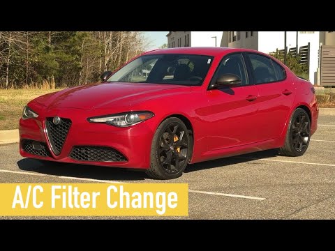 Alfa Romeo Giulia A/C Cabin Filter Change