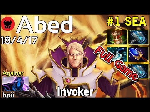 Abed [Fnatic] plays Invoker!!! Dota 2 Full Game 7.19