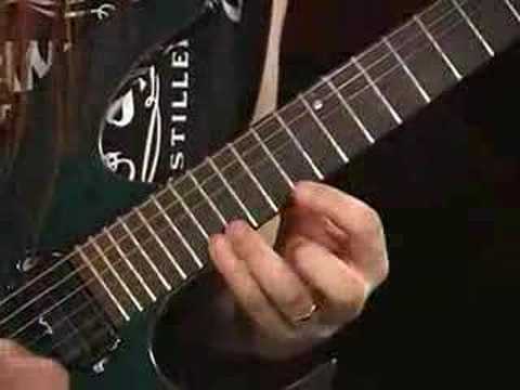 Licks de guitarra de estilo metal de Jani Liimatainen