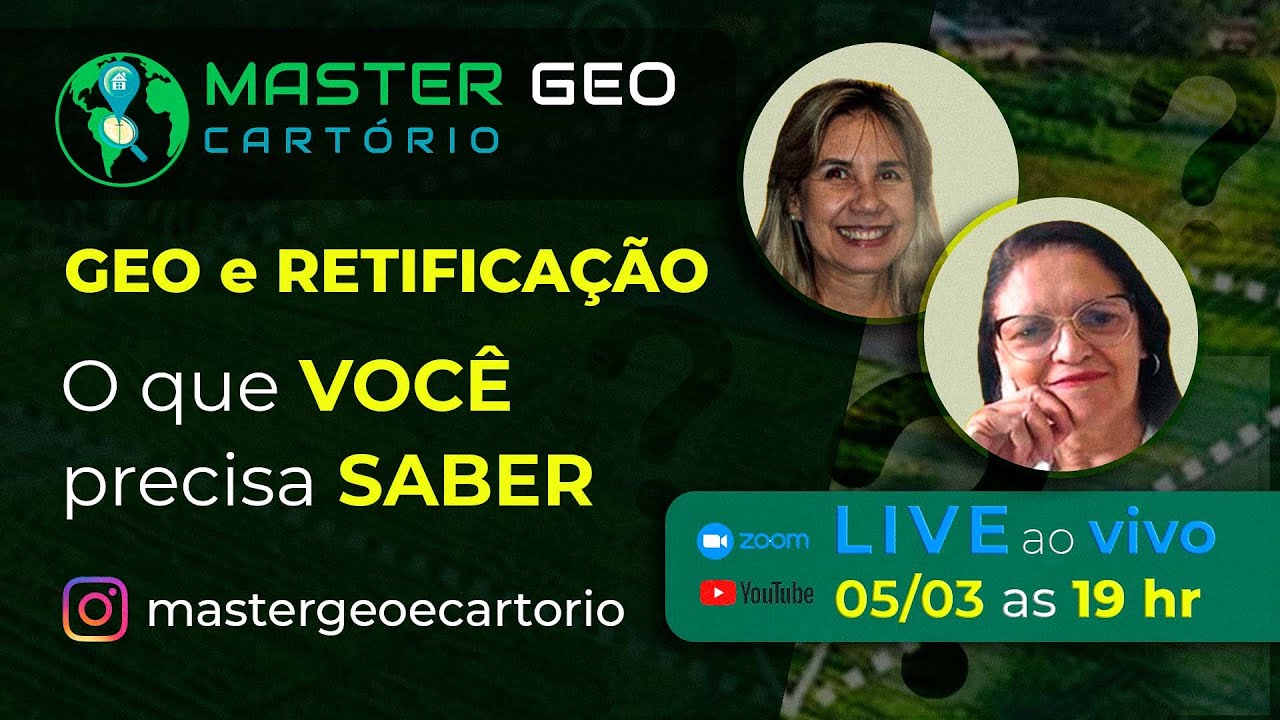 NÃO COMETA ERROS com o GEO e a RETIFICAÇÃO! VEJA o que VOCÊ PRECISA SABER!