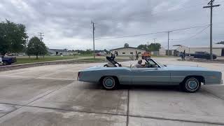 1976 Cadillac Eldorado Convertible Power Top Operation Down
