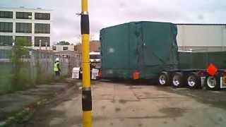 preview picture of video 'pilotcar.tv™ - Time-lapse Delivering Fuel Cells in the Rain Bridgeport CT'