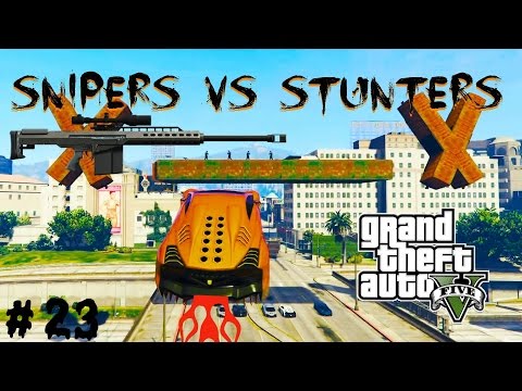 GTA 5 PC Online - Lietuviškai - Ep.23 Stunters VS Snipers!