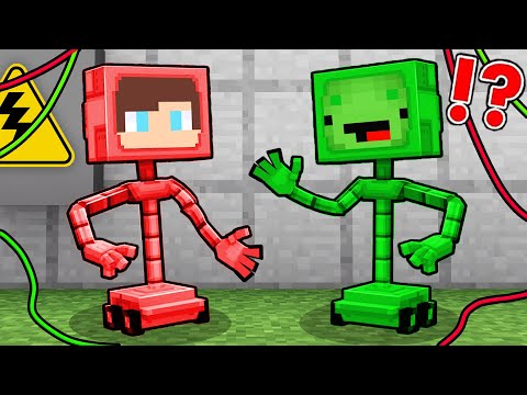 Mikey & JJ Became AI in Minecraft - Maizen