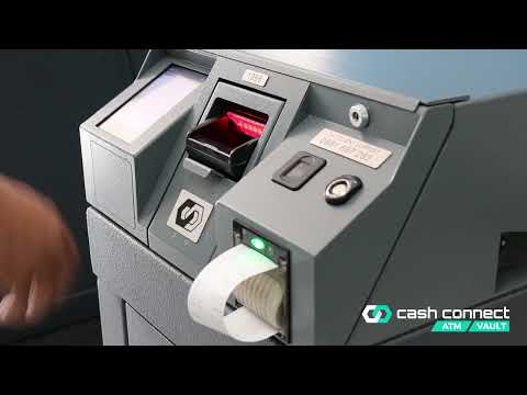 Cash Connect – N3K under-counter vault with 3 000 banknote capacity.  Cash Connect automated