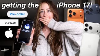 Getting the New iPhone 17 Pro/Pro Max | Apple Pre-Order vlog *at 5am*