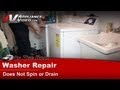 Hotpoint, GE, RCA Washer Repair - Does not spin ...