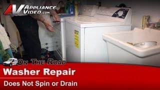 Hotpoint Washer Repair - Does Not Spin or Drain - Pump