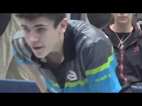 Christ Zweite Bundesliga vs Felix Wetzel Spielende Bayer  M  20180120 Table Tennis Buxheim Zoom