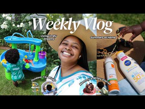 Weekly Vlog | Living in My Dreams, Summers at Home, Mommy Diaries, Hubby's Birthday & Outdoor Toys