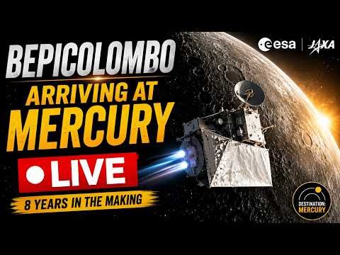 BepiColombo Begins Historic Mercury Arrival | ESA/JAXA Mission