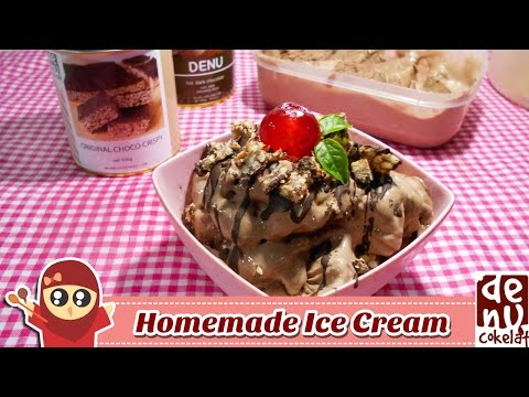 Homemade Ice Cream | Denu Hot Dark Chocolate
