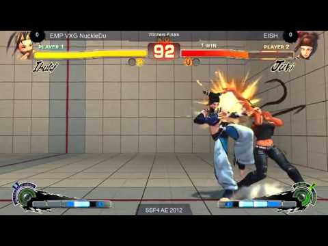 SSF4 AE2012 VxG.EMP NuckleDu vs Selfish - Tampa Never Sleeps 4 Winners Finals