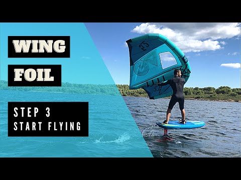 How to Wing Foil - Step 3: learn how to get up on foil | Wind Fornells