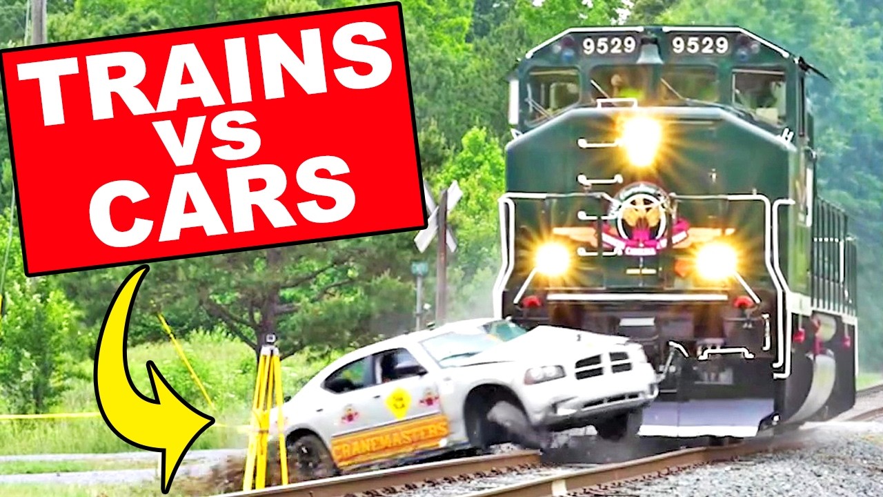 Trains vs Cars | A Safety Lesson