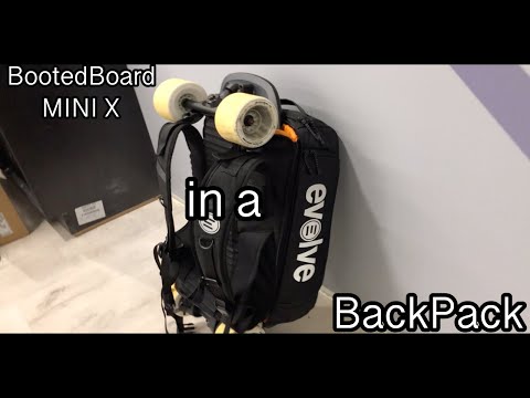 BoostedBoard Mini X & Evolve BackPack