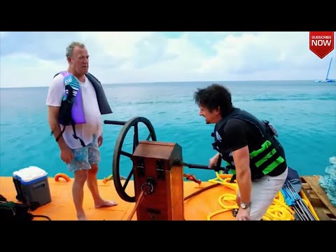 Top Gear Saving The Coral Reefs, Jeremy Clarkson, Richard Hammond, and James May