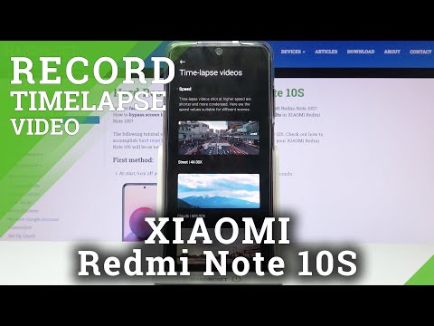 How to Create Timelapse on XIAOMI Redmi Note 10S – Make Video Faster
