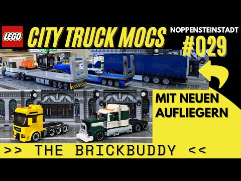neue Trucks und mega Auflieger - LEGO® Truck MOCs 008 - #legocity Folge 29