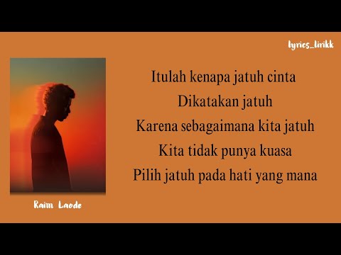Raim Laode Dunia Yang Nanti Lirik 