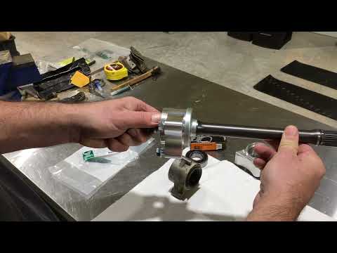 Kawasaki KRX carrier bearing install and upgrade.