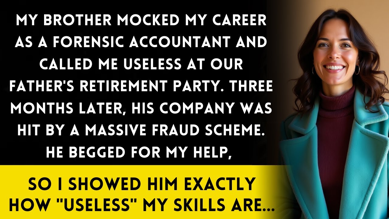 My Brother Called Me Useless, But When He Lost His Company To Fraud...