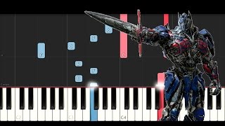 Transformers 5: The Last Knight - Official Trailer #3 (Piano Tutorial)
