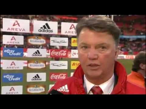 Van Gaal Ausraster nach Nürnberg - Bayern Spiel 20.02.2010