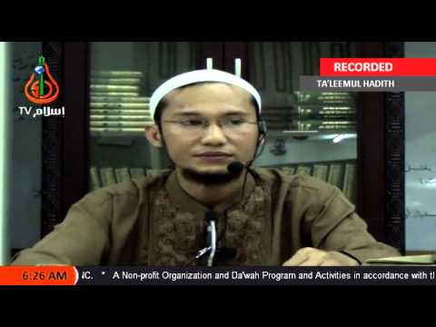 Ta'leemul Hadith 1 - Sheikh Bashier Sahidjuan (Tausug)