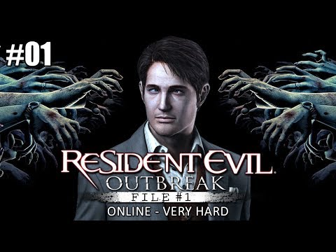 Resident Evil Outbreak File #1 on Very Hard - Online 4 player Co-Op Ep 01