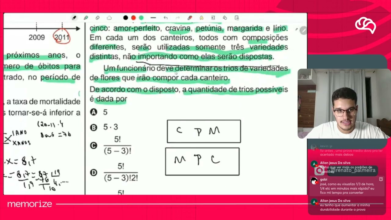 Resolução em Vídeo — Questão 173 ENEM 2020 PPL