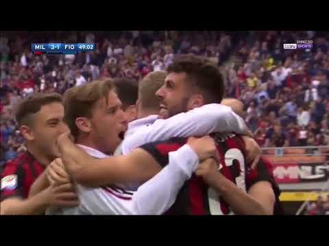 AC Milan Vs Fiorentina 5-1 (Highlights HD) Sunday 20 May 2018