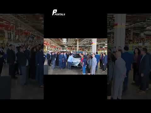 Lula faz test drive no SUV Uni-T, nova aposta da Caoa Changan que será fabricado em Anápolis