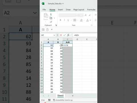 How to apply same formula to Entire Column in Excel ‼️