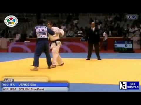 Elio Verde(ITA) VS Tomasz Kowalski (POL) Combates top de Judo -66 www.todojudo.cl.mp4