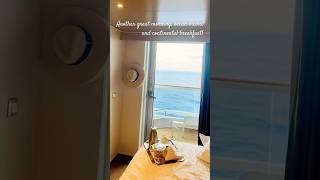 Breakfast , Breeze, and Blue Horizons!   #cruise #travel